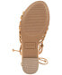 Фото #10 товара Women's Tillyy Strappy Lace Up Wedge Sandals, Created for Macy's