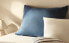 (140 gxm²) xxl linen cushion cover