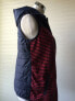 Tommy Hilfiger Women's Hodded Vest Stripped Navy Red S