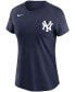 ფოტო #2 პროდუქტის Women's Gerrit Cole Navy New York Yankees Name Number T-shirt
