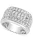 Фото #1 товара Men's Diamond Cluster Ring (2 ct. t.w.) in 10k Gold