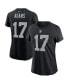 Фото #1 товара Women's Davante Adams Black Las Vegas Raiders Player Name & Number T-shirt