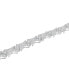 ფოტო #3 პროდუქტის Diamond Vintage-Look Link Bracelet (5 ct. t.w.) in 10k White Gold, Created for Macy's
