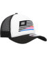 Фото #2 товара Men's Black, White NASCAR 9FORTY A-Frame Trucker Snapback Hat