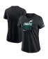 ფოტო #1 პროდუქტის Women's Black Philadelphia Eagles 2022 NFC East Division Champions Locker Room Trophy Collection T-shirt