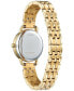 ფოტო #3 პროდუქტის Eco-Drive Women's Gold-Tone Stainless Steel Bracelet Watch 29mm