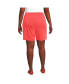 Фото #3 товара Plus Size Sport Knit High Rise Elastic Waist Shorts