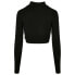 Фото #4 товара URBAN CLASSICS Organic Cropped long sleeve high neck T-shirt