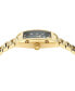 ფოტო #2 პროდუქტის Women's Swiss Gold Ion-Plated Stainless Steel Bracelet Watch 45x36mm
