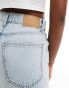 Фото #3 товара Cotton On loose straight leg jean in bearl blue denim