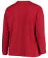 ფოტო #2 პროდუქტის Women's Plus Size Cardinal Arizona Cardinals Primary Logo Long Sleeve T-shirt