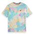 SCOTCH & SODA The Free Spirit Peace Bird Tie short sleeve T-shirt