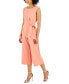 ფოტო #3 პროდუქტის Women's Side-Tie Cropped Jumpsuit