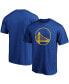Фото #1 товара Men's Royal Golden State Warriors Primary Team Logo T-shirt