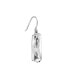 ფოტო #6 პროდუქტის Rectangular Crystal Drop Earrings in Silver-Plate