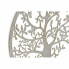 Фото #2 товара Настенный декор DKD Home Decor Дерево Позолоченный Белый Индиец 60 x 1 x 60 cm (2 штук)