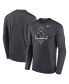 Men's Anthracite Chicago White Sox Icon Legend Performance Long Sleeve T-shirt