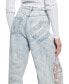 Фото #4 товара Women's Bellflower Split Wide-Leg Jeans