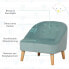 Фото #5 товара Детское кресло или диван Kindersofa-Set mit Fußhocker 310-062GN