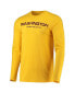 Фото #2 товара Men's Burgundy, Gold Washington Football Team Meter Long Sleeve T-shirt and Pants Sleep Set