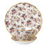 100 Years 1940 3-Piece Set, Teacup Saucer & Plate -English Chintz