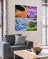 "Solitude Sceneary" Frameless Free Floating Reverse Printed Tempered Glass Nature Scapes Wall Art, 20" x 20" x 0.2" Each
