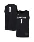 ფოტო #2 პროდუქტის Men's #1 Black Xavier Musketeers Team Replica Basketball Jersey