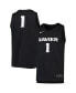 Men's #1 Black Xavier Musketeers Team Replica Basketball Jersey Черный, XL - фото #2