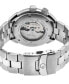 ფოტო #3 პროდუქტის Men's Squalo Silver-Tone Stainless Steel Watch 46mm