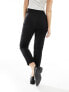 ASOS DESIGN Hourglass tailored seamed waist trouser in black