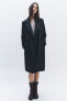 Zw collection wool blend frock coat