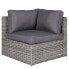 Loungeecke Voia aus rundem Polyrattan