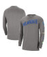 Фото #1 товара Men's Charcoal Milwaukee Bucks 2023/24 City Edition Max90 Expressive Long Sleeve T-shirt