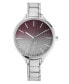 ფოტო #1 პროდუქტის Women's Gunmetal Bracelet Watch 36mm