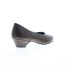 Фото #8 товара Capps Sail Pump Low Heel 90232-A Womens Brown Leather Pumps Heels Shoes