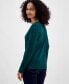 Фото #2 товара Women's Deer Celebration Long-Sleeve Top, Created for Macy's