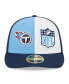 ფოტო #2 პროდუქტის Men's Light Blue, Navy Tennessee Titans 2023 Sideline Low Profile 59FIFTY Fitted Hat