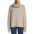 Фото #3 товара Dreamers by Debut Sweater Women's Medium Taupe Long Sleeve Cowl Neck Pullover