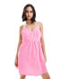 Vero Moda skater dress with strappy back in pink cosmos Розовый, XL - EU 42 - фото #1