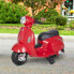 Фото #2 товара Детское электрическое мотоцикл HOMCOM Vespa 370-138WT