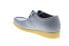 Фото #6 товара Clarks Wallabee 26165991 Mens Gray Canvas Oxfords & Lace Ups Casual Shoes