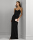 Фото #1 товара Women's Chain-Strap Twisted-Back Gown