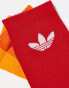 adidas Originals 6 pack crew socks in brights with trefoil