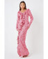 ფოტო #1 პროდუქტის Women's Maxi Ruffle Dress