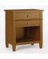 Фото #1 товара Carlton Solid Wood Bedside Table