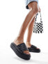 Фото #1 товара Public Desire Mylo flatform slider in black