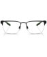 ფოტო #2 პროდუქტის Men's Square Eyeglasses, EA113754-O