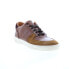 Bruno Magli Ducca BM2DUCB0 Mens Brown Leather Lifestyle Sneakers Shoes 8.5