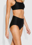 Seafolly 237325 Womens La Luna High Waisted Bikini Swimwear Black Size 10 US