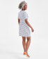 Фото #4 товара Платье Style & Co petite Printed Easy Knit, созданное для Macy's.